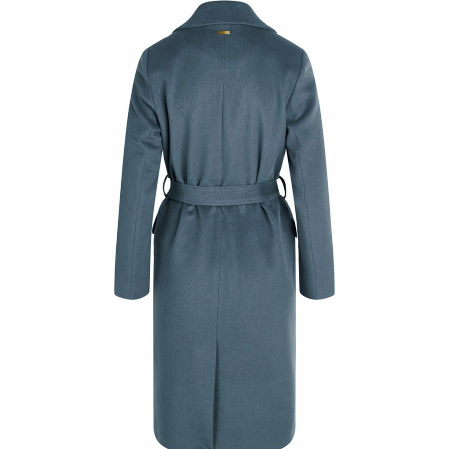 Women Bruuns Bazaar Outerwear | Catarinabbnovelle Coat - Blue Mirage ...